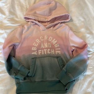 Girls AF ombré hoodie, size 5/6
